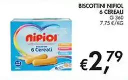Coal Biscottini Nipiol 6 Cereali offerta
