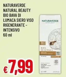 Famila NATURAPERDE BIO BAVA DI LUMACA SIERO VISO RIGENERANTE - INTENSIVO offerta