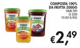 Coal Composta 100% da frutta Zuegg offerta