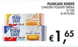 Coal PLUMCAKE KINDER offerta