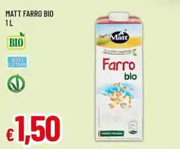 Famila Matt Farro Bio offerta