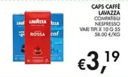 Coal Caps Caffè Lavazza offerta