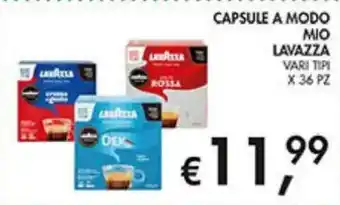 Coal Capsule a modo mio Lavazza offerta