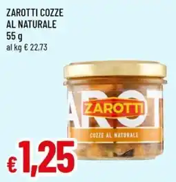Famila Zarotti Cozze al Naturale offerta