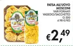 Coal Patsa all'uovo Mosconi offerta