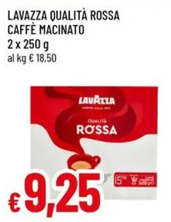 LAVAZZA QUALITÀ ROSSA CAFFÈ MACINATO