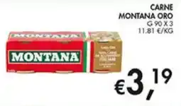 Coal CARNE MONTANA ORO offerta