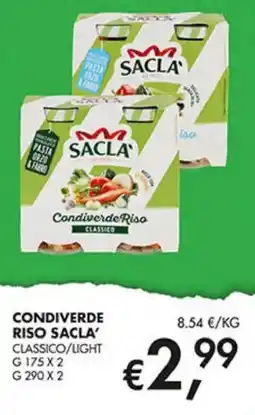 Coal Condiverde Riso Sacla' Classico offerta