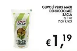 Coal Olivoli verdi maxi denocciolate Saclà offerta
