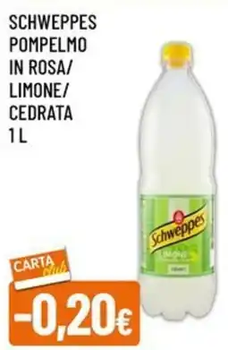 Famila Schweppes pompelmo in rosa/ limone/ cedrata offerta