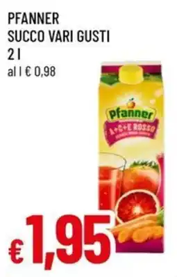 Famila Pfanner succo vari gusti offerta