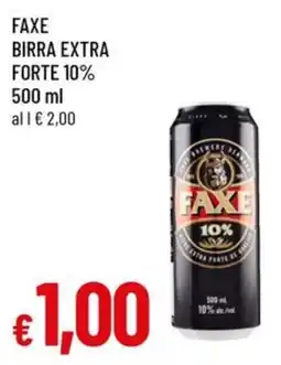 Famila FAXE BIRRA EXTRA FORTE 10% offerta