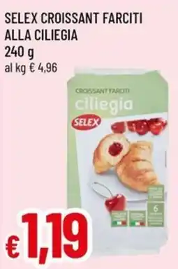 Famila Selex croissant farciti alla ciliegia offerta