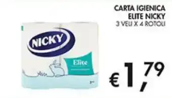 Coal Carta igienica Elite Nicky offerta