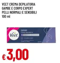 Famila Veet Crema Depilatoria Gambe E Corpo Expert offerta