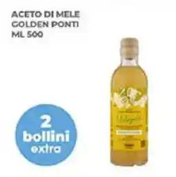 Coal Aceto di mele Golden Ponti offerta