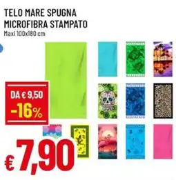 Famila TELO MARE SPUGNA MICROFIBRA STAMPATO offerta