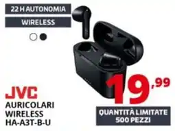 Comet JVC AURICOLARI WIRELESS HA-A3T-B-U offerta