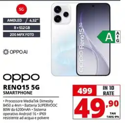 Comet OPPO RENO15 5G SMARTPHONE offerta