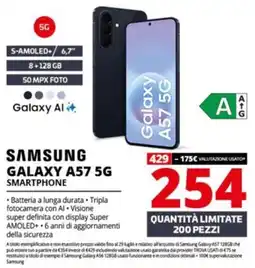 Comet SAMSUNG GALAXY A57 5G SMARTPHONE offerta