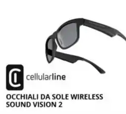 Comet Cellularline occhiali da sole wireless sound vision 2 offerta
