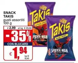 Il Gigante Takis gusti assortiti offerta