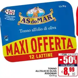 Il Gigante Tonno all'olio di oliva ASDOMAR offerta
