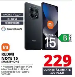 Comet REDMI NOTE 15 SMARTPHONE offerta