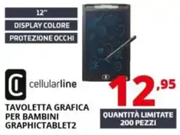Comet cellularline TAVOLETTA GRAFICA PER BAMBINI GRAPHICTABLET2 offerta