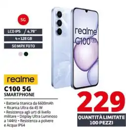 Comet realme C100 5G SMARTPHONE offerta