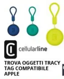 Comet Cellularline trova oggetti tracy tag compatibile apple offerta