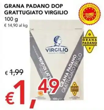 Migross Superstore Grana Padano DOP Grattugiato Virgilio offerta