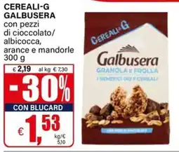 Il Gigante Cereali-G Galbusera offerta