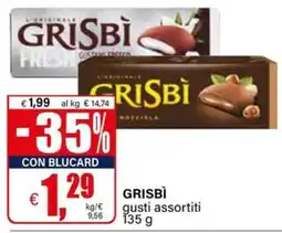 Il Gigante GRISBÌ gusti assortiti offerta