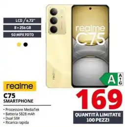 Comet realme C75 SMARTPHONE offerta
