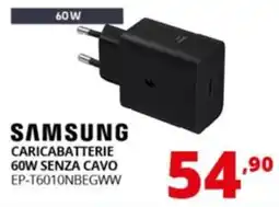 Comet SAMSUNG CARICABATTERIE 60W SENZA CAVO offerta