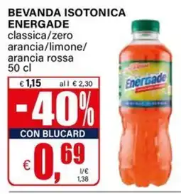 Il Gigante Beveranda isotonica Energade offerta