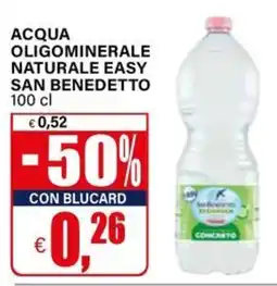 Il Gigante Acqua oligominerale naturale easy San Benedetto offerta