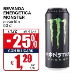 Il Gigante BEVANDA ENERGETICA MONSTER offerta