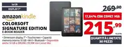 Comet amazonkindle COLORSOFT SIGNATURE EDITION E-BOOK READER offerta