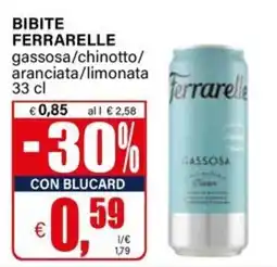 Il Gigante Bibite Ferrarelle Gassosa offerta