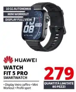Comet HUAWEI WATCH FIT 5 PRO SMARTWATCH offerta
