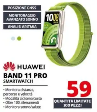 Comet HUAWEI BAND 11 PRO SMARTWATCH offerta