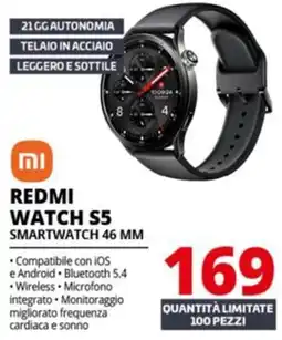 Comet REDMI WATCH S5 SMARTWATCH 46 MM offerta