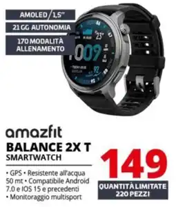 Comet amazfit BALANCE 2X T SMARTWATCH offerta