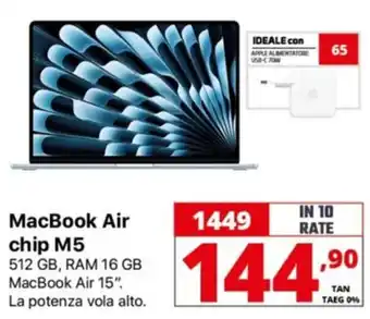 Comet MacBook Air chip M5 offerta