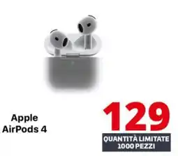Comet Apple AirPods 4 offerta