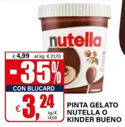Il Gigante Nutella offerta