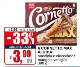 Il Gigante Cornetto MAX Algida offerta
