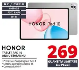 Comet HONOR TABLET PAD 10 offerta